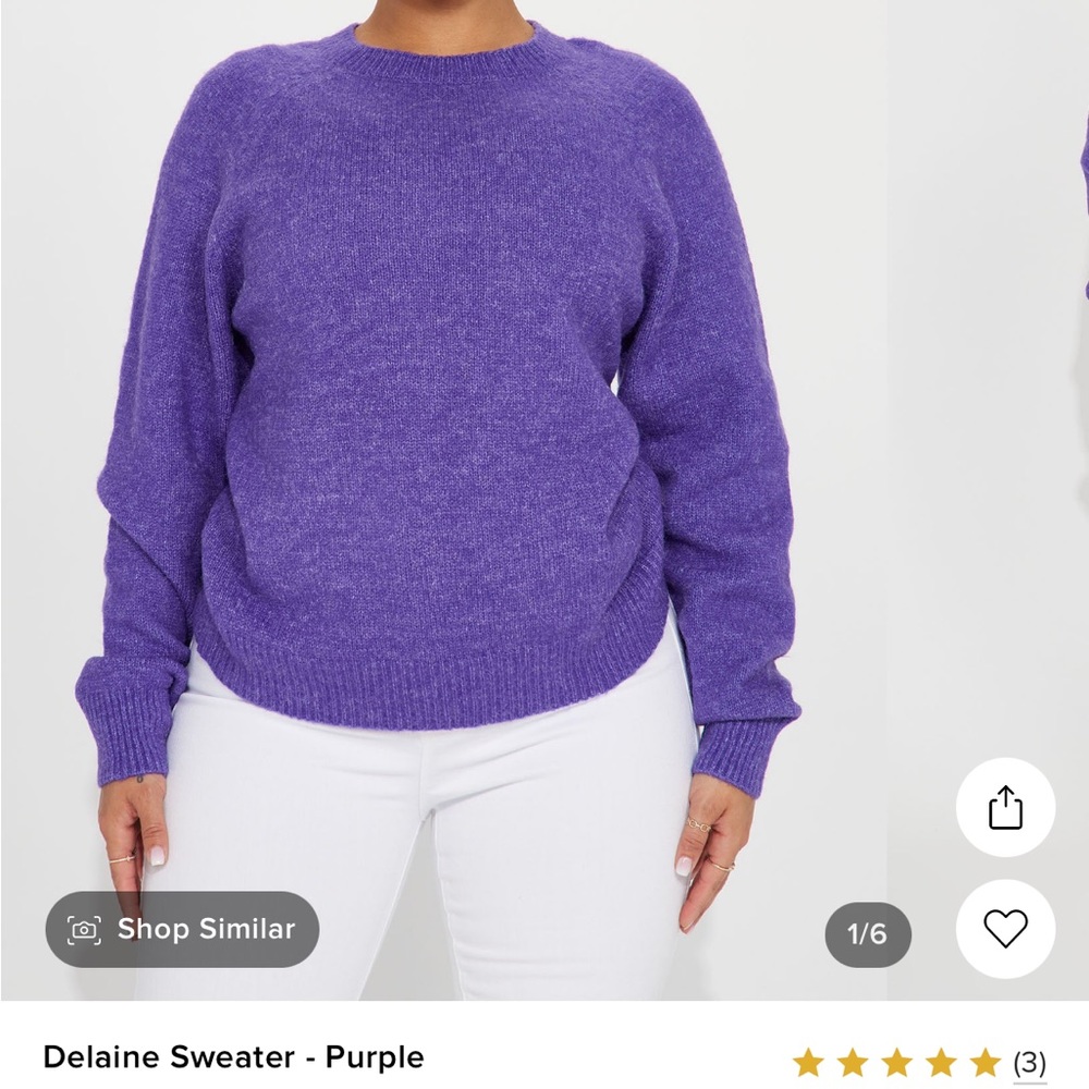 Delaine Sweater Purple
